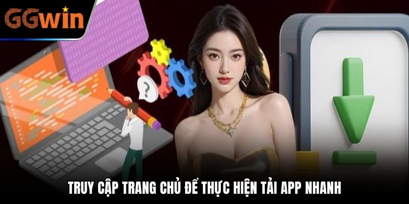 Truy cập link vào trang chủ GGWIN để quét mã dễ dàng